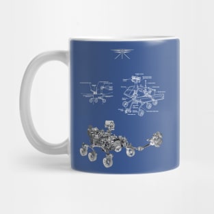 Mars Rovers and Flyer Mug